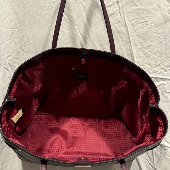 Kate Spade Bags | Xl plum Kate Spade Tote - Picture 10 of 12